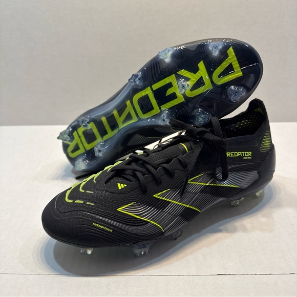 Adidas Predator Elite FG Electric Stealth Pack JI1085 Men’s Soccer Cleats Sz 6M